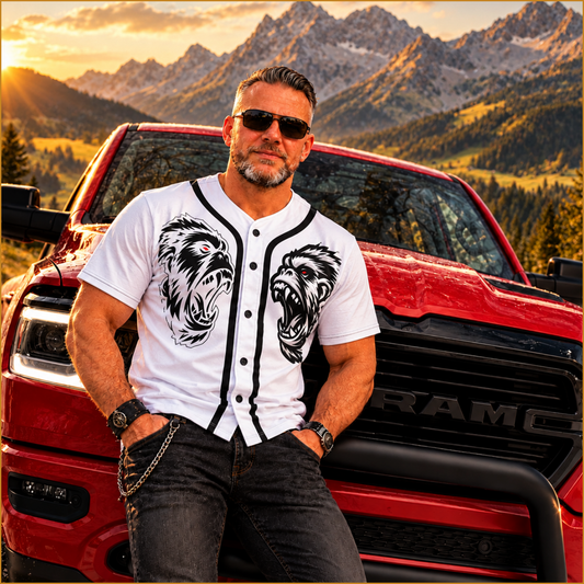 SILVERBACK Jersey | Gorilla-Print Baseball-Shirt
