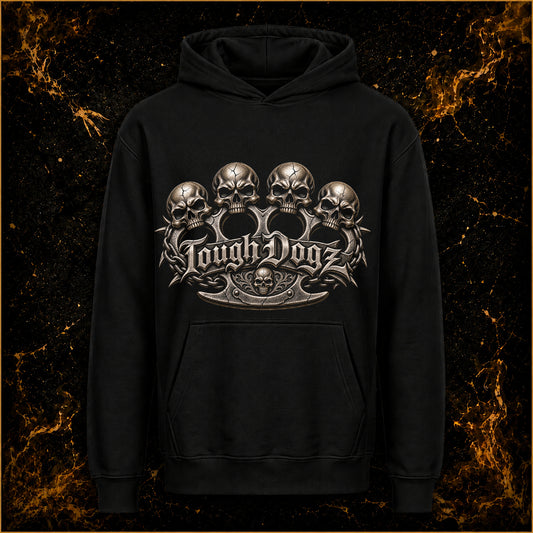 TOUGH DOGZ HOODIE Black - KNUCKLE