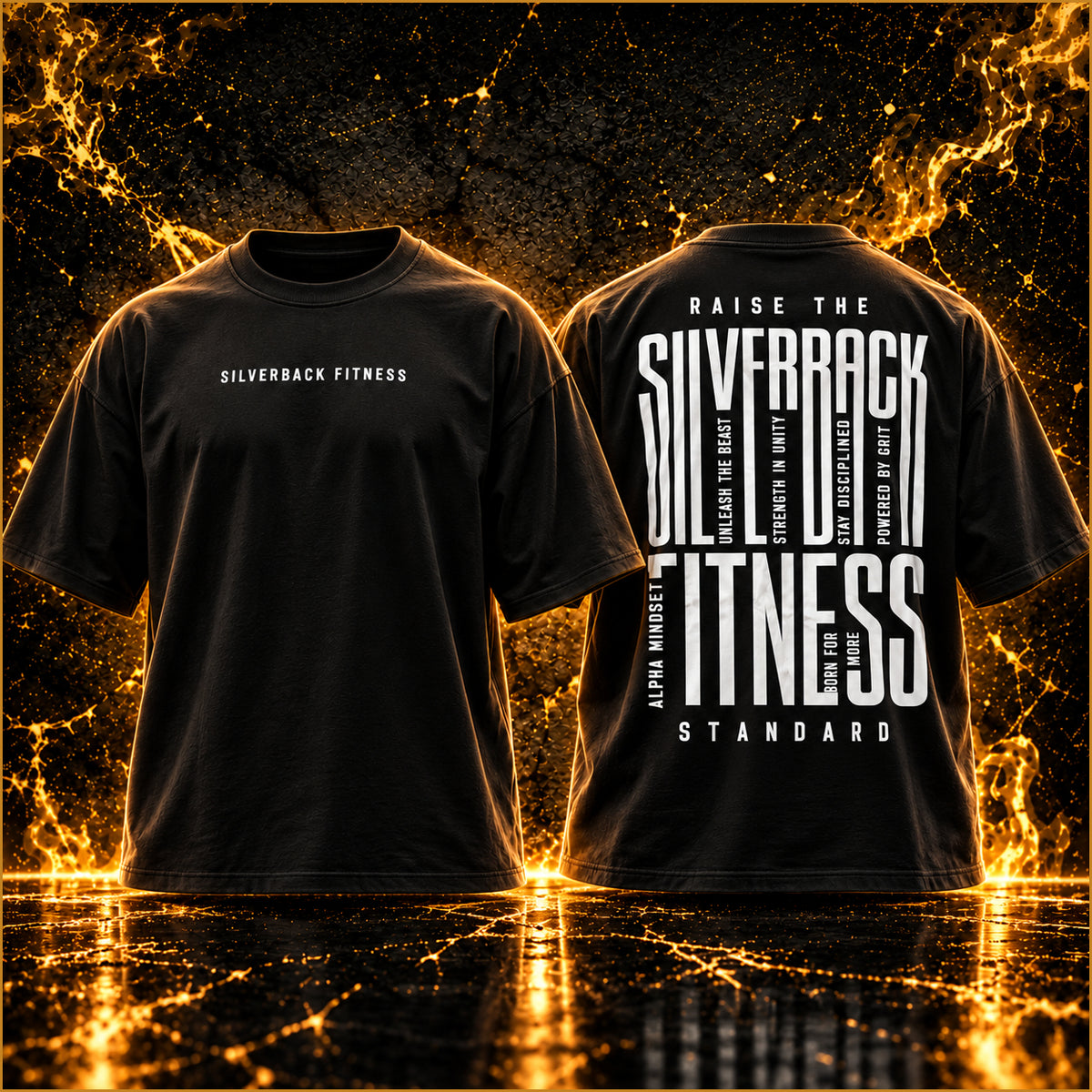Raise The Silverback – Silverback Fitness Oversize T-Shirt